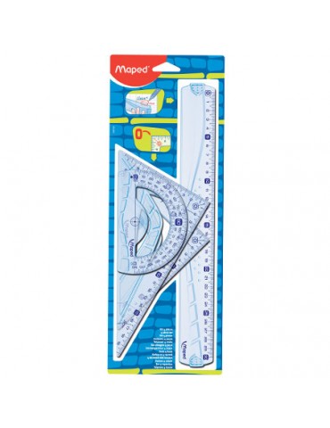 JUEGO DE GEOMETRIA MAPED 30 CM GEOMETRIC